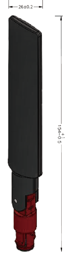 Dipole Antenna Design For AP Router 802.11 a/n/ac/ax