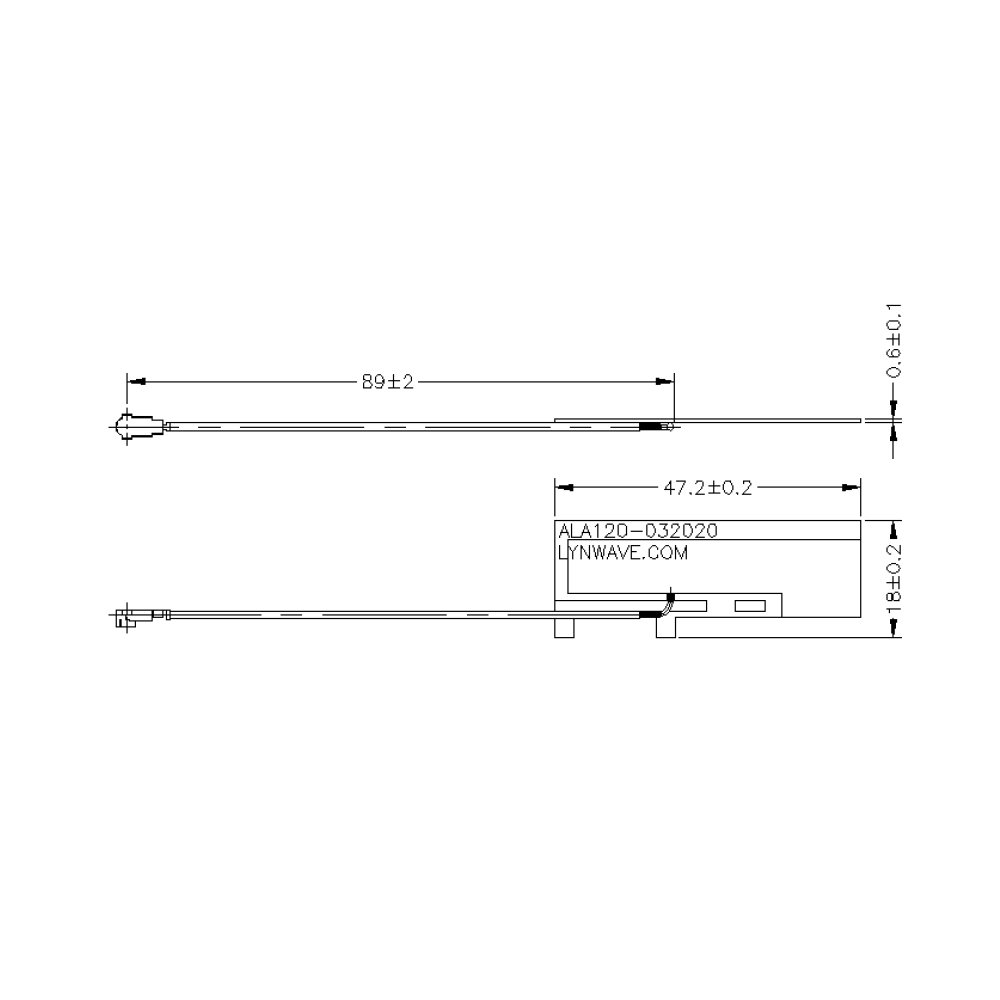 LoRa 868MHz 915MHz Z-Wave PCB Antenna