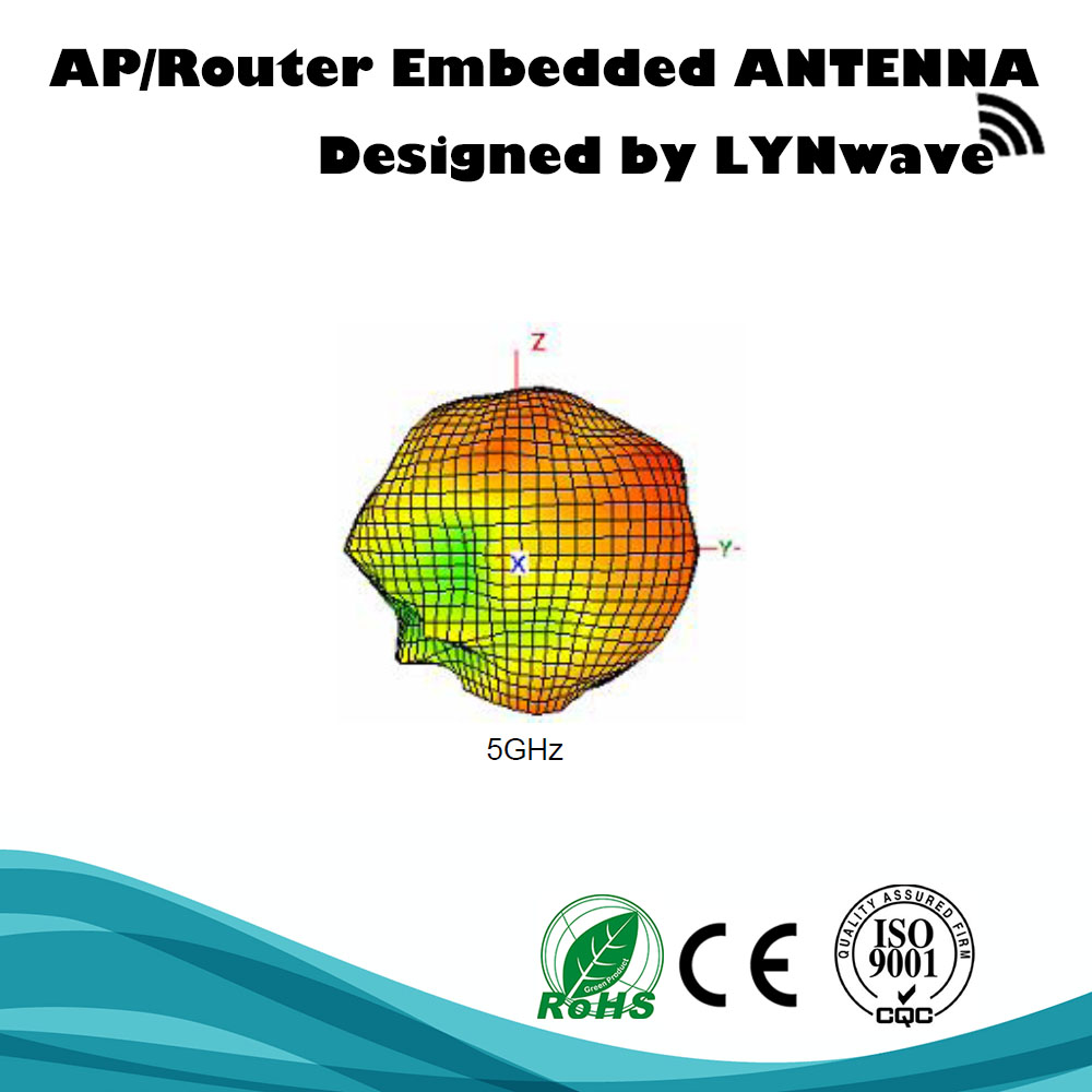 5GHz PIFA Stamped Metal Internal Antenna w IPEX, 180mm RF-1.37 Cable