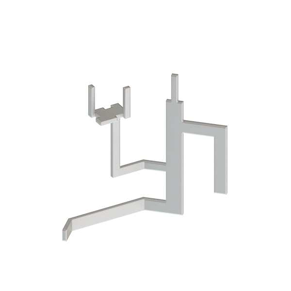 2.4/5GHz Dual Band PIFA Stamping Metal Embedded Antenna