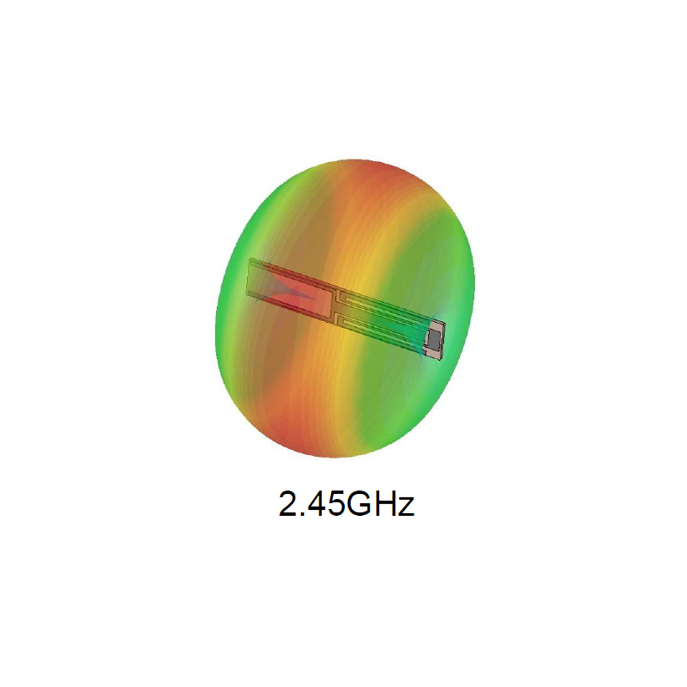 2.45GHz Internal PCB Dipole Antenna, IPEX 120mm RF-1.37