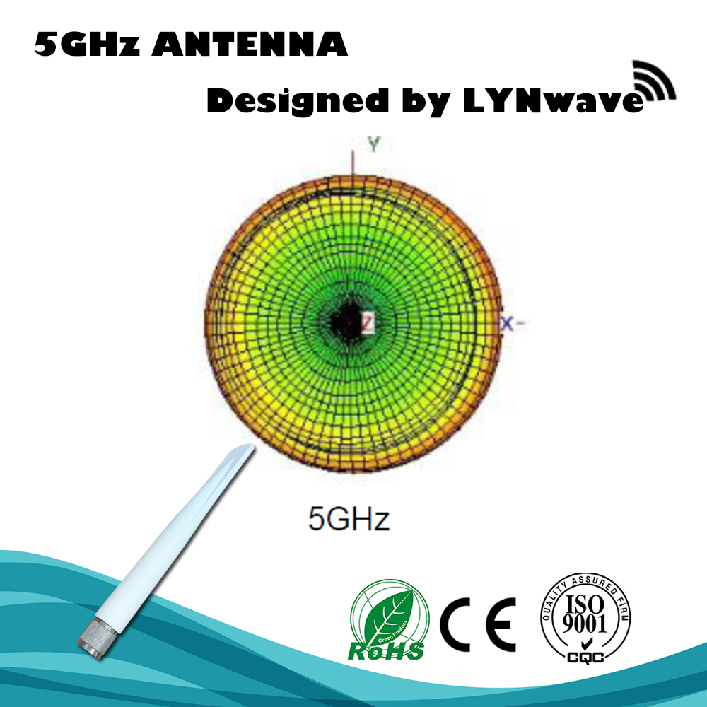 6dBi 5GHz Outdoor Waterproof Omni Antenna, N-Type Plug